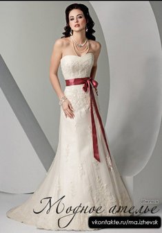 Свадебное платье М46227. Силуэт Русалка (Рыбка), длинное со шлейфом.