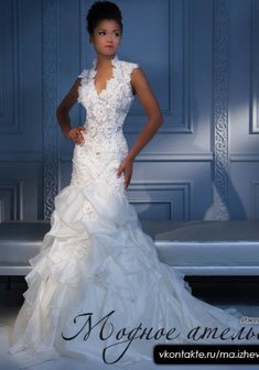 Свадебное платье М46232. Силуэт Русалка (Рыбка), длинное со шлейфом.