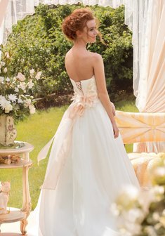 Свадебное платье Ш46315. С пышной юбкой, длинное без шлейфа.