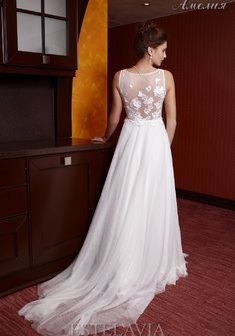 Свадебное платье 173301-E63389. Силуэт Русалка (Рыбка), длинное со шлейфом.